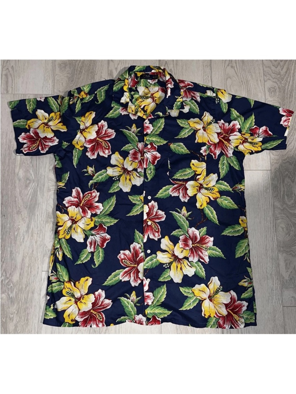 Polo Ralph Lauren Vintage Hawaiian Floral Button Up Men’s XXL 2XL T Classic Fit